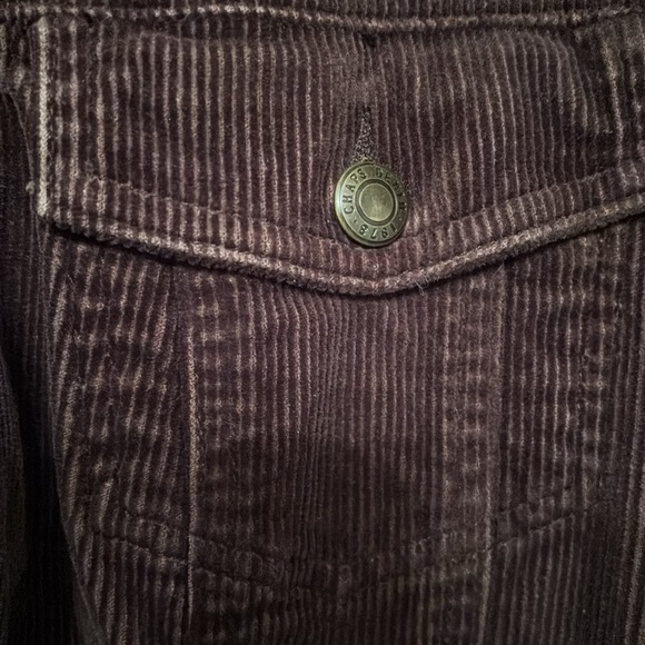 Chaps Denim corduroy brown jacket. Good condition size L. Side pockets - Picture 3 of 8
